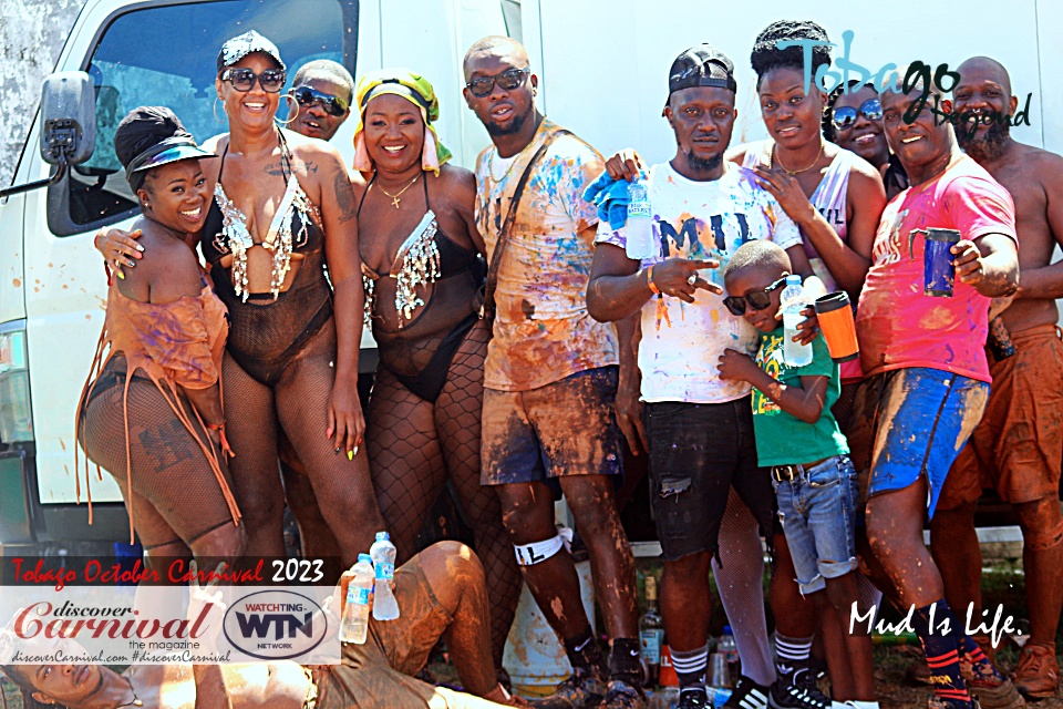 Tobago Carnival 2023 - Scarborough, Tobago.- MIL - Mud is Life.