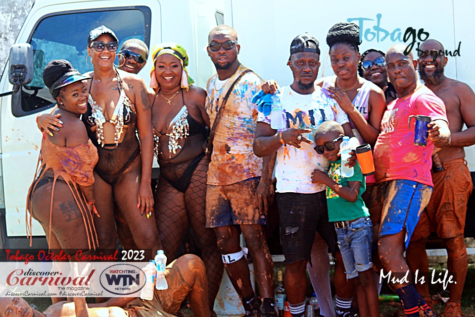 Tobago Carnival 2023 - Scarborough, Tobago.- MIL - Mud is Life.