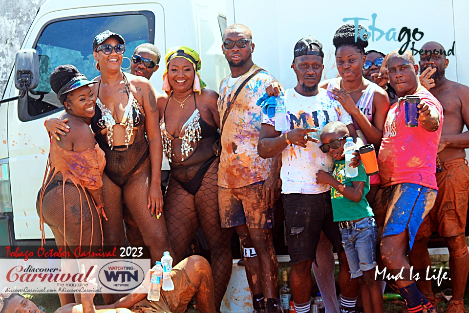 Tobago Carnival 2023 - Scarborough, Tobago.- MIL - Mud is Life.