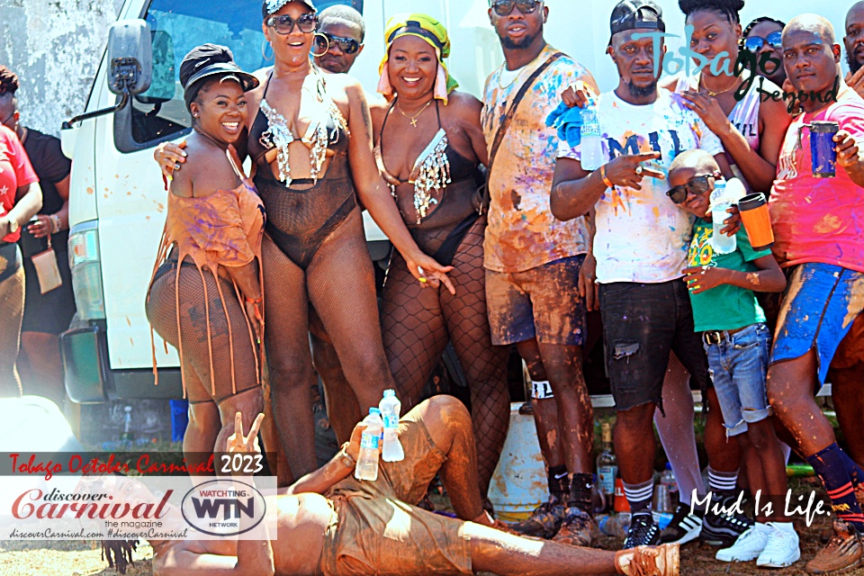 Tobago Carnival 2023 - Scarborough, Tobago.- MIL - Mud is Life.